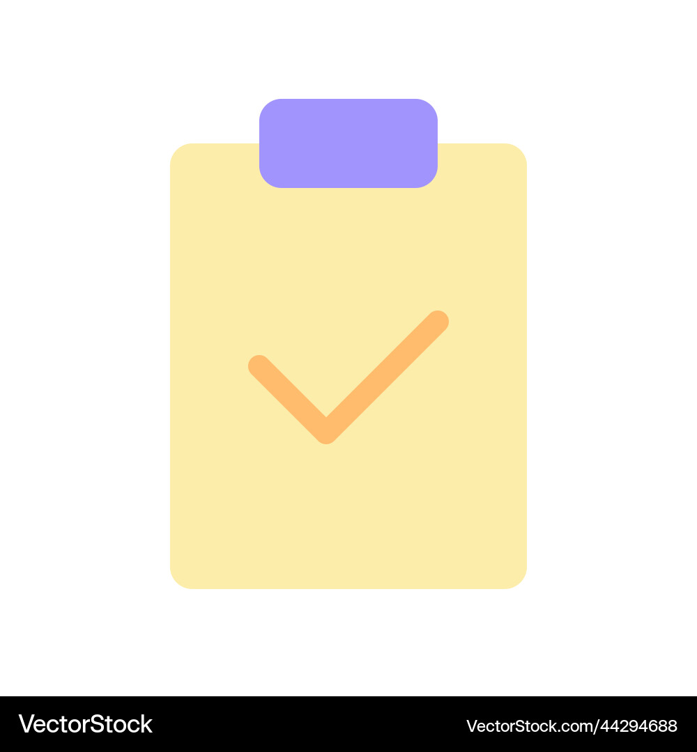 Completed task pixel perfect flat gradient color Completed task pixel perfect flat gradient color vector image