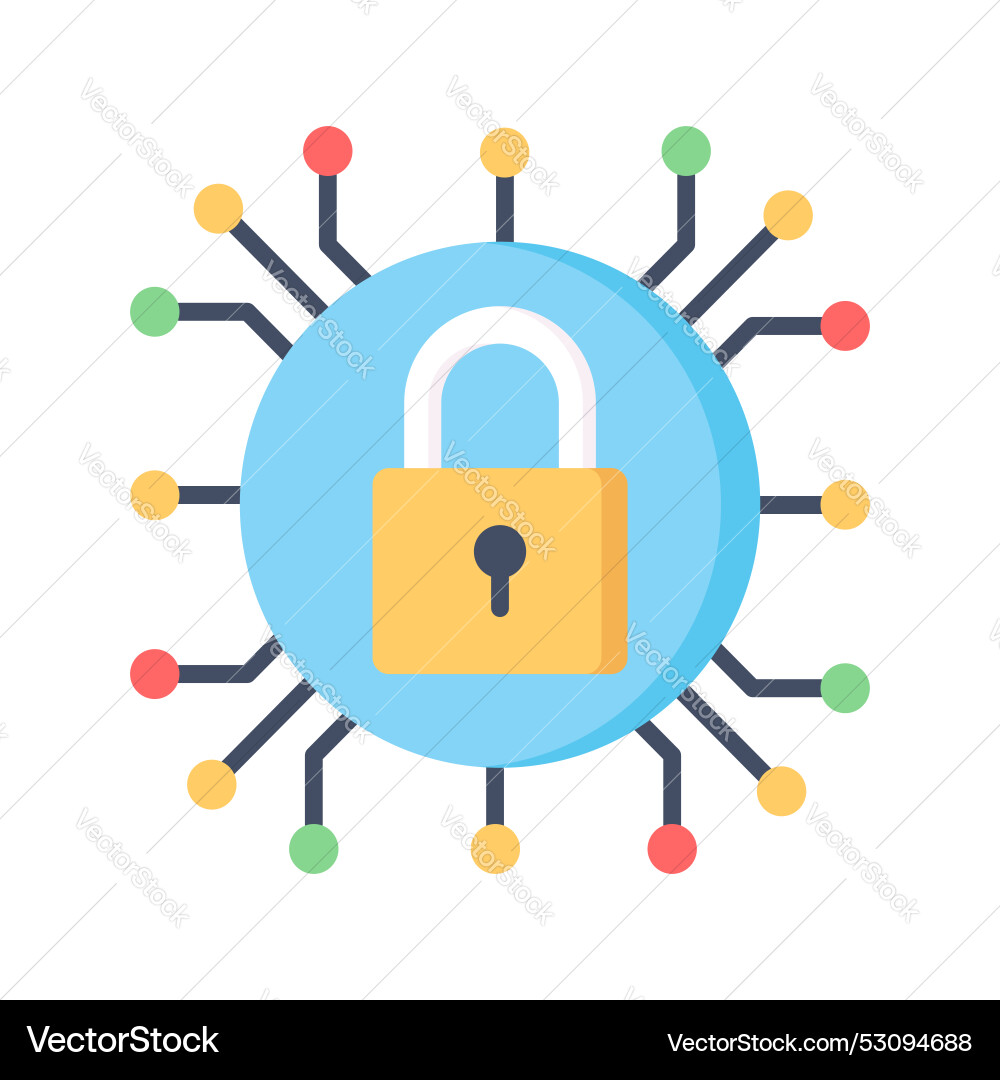 Cryptocurrency encryption design ready to use icon vector image