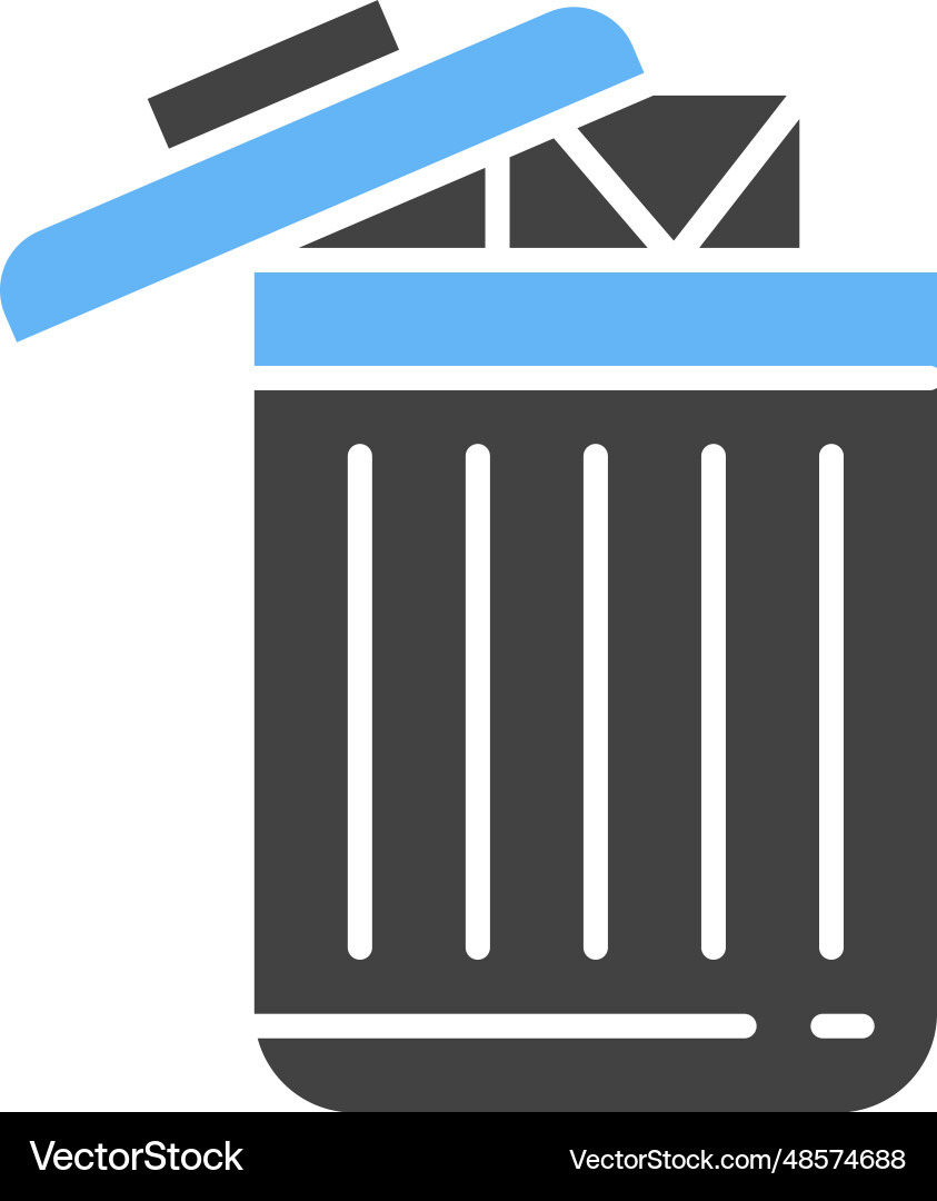 Delete icon image Vector Image