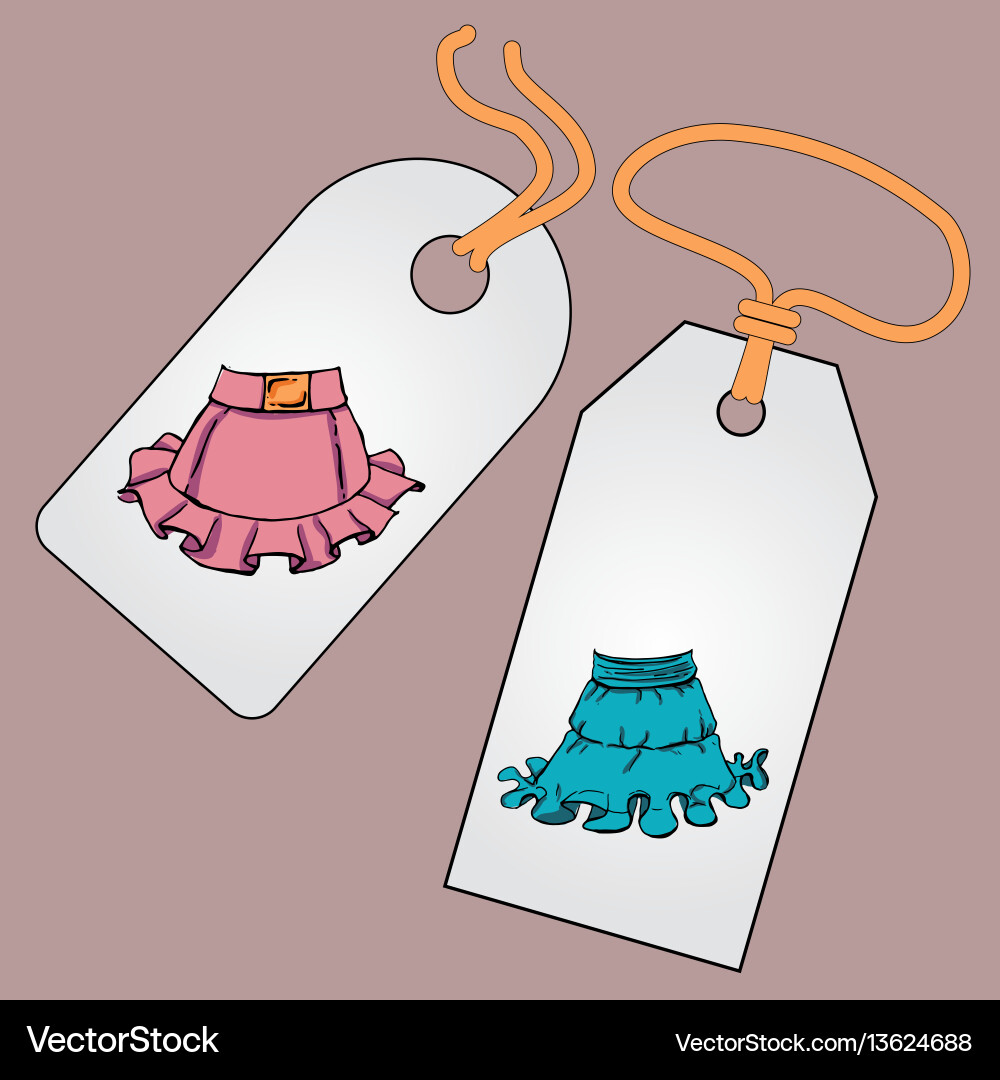 Label badge price tag with the image Label badge price tag with the image vector image