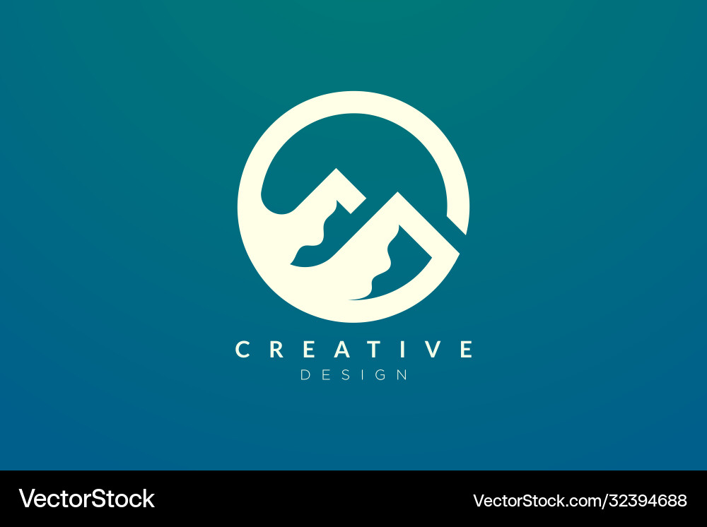 Logo design that combines circle objects Logo design that combines circle objects Vector Image