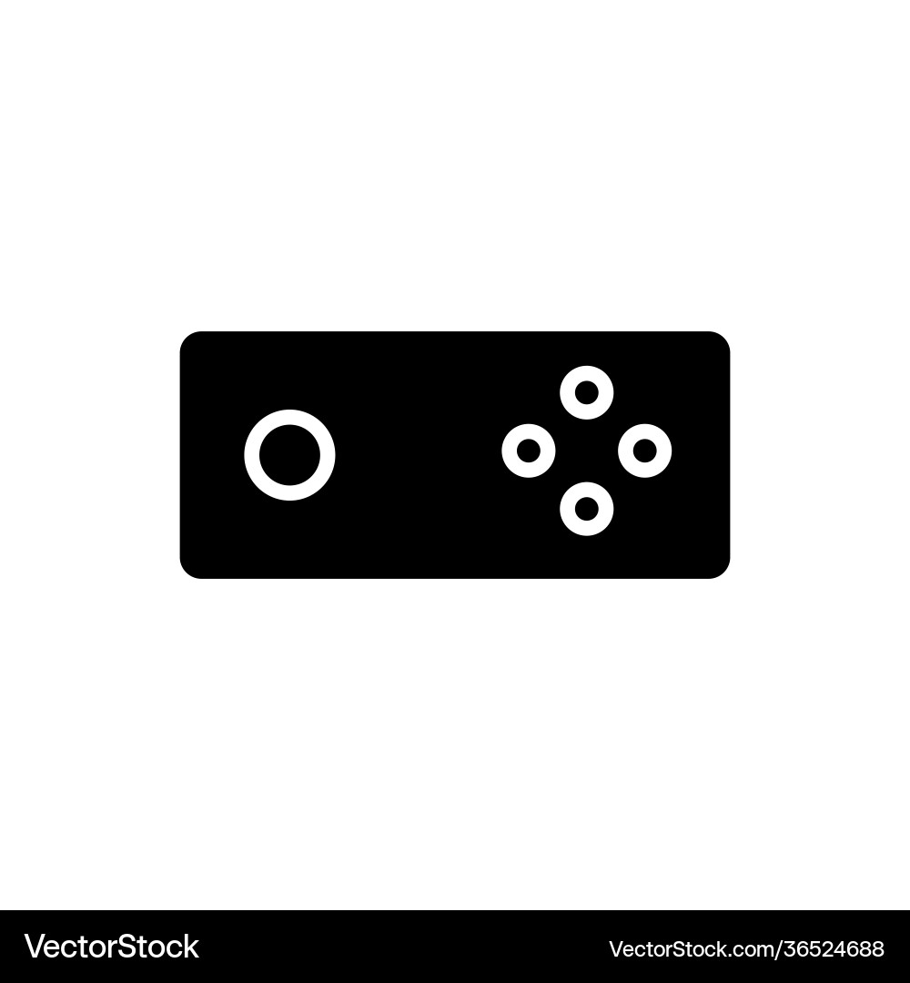 Remote controller icon simple mobile concept app Remote controller icon simple mobile concept app vector image