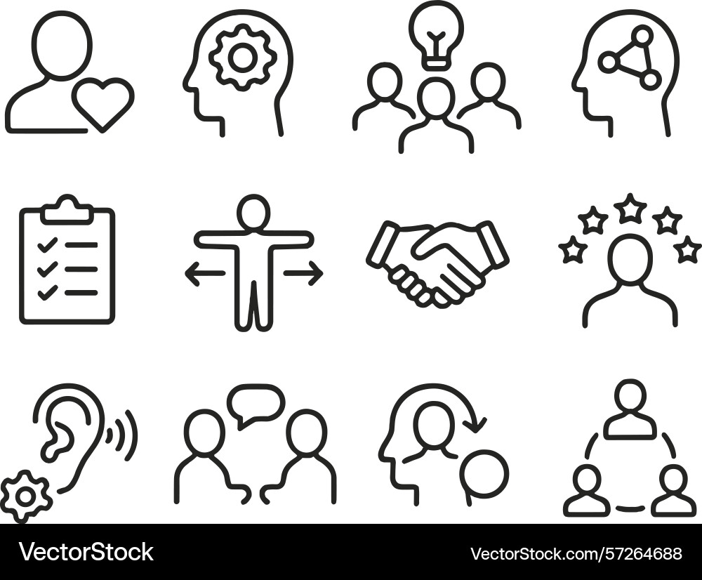 Various symbols key concepts Various symbols key concepts vector image