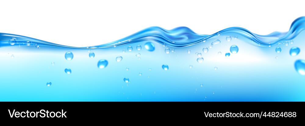 Water Wave Splash vector image