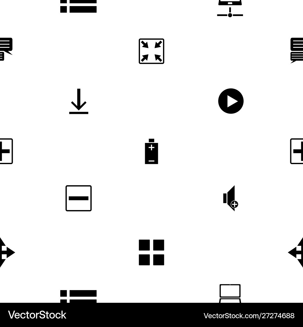 Web seamless pattern background icon vector image