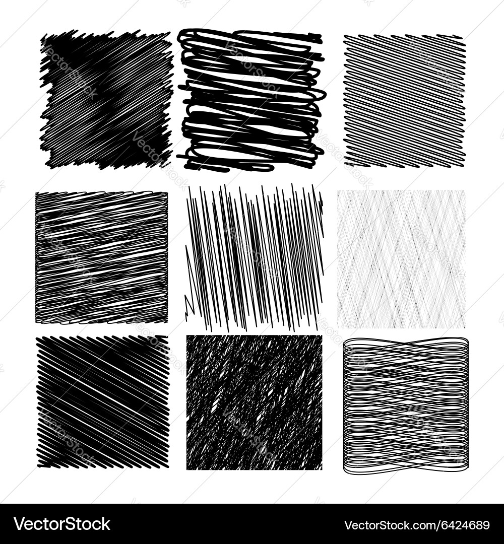 Diagonal Stroke Patterns Vector Image