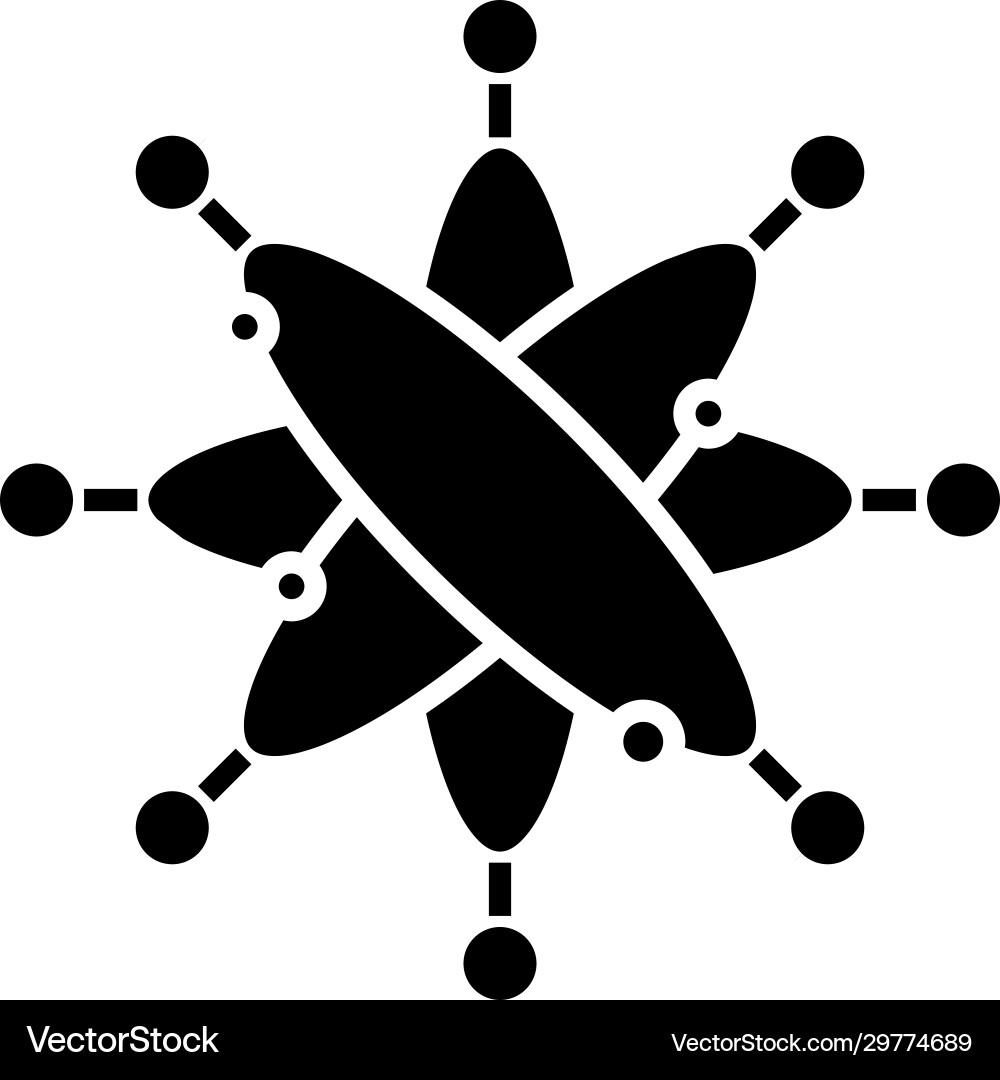 Difficult connection black icon concept Vector Image