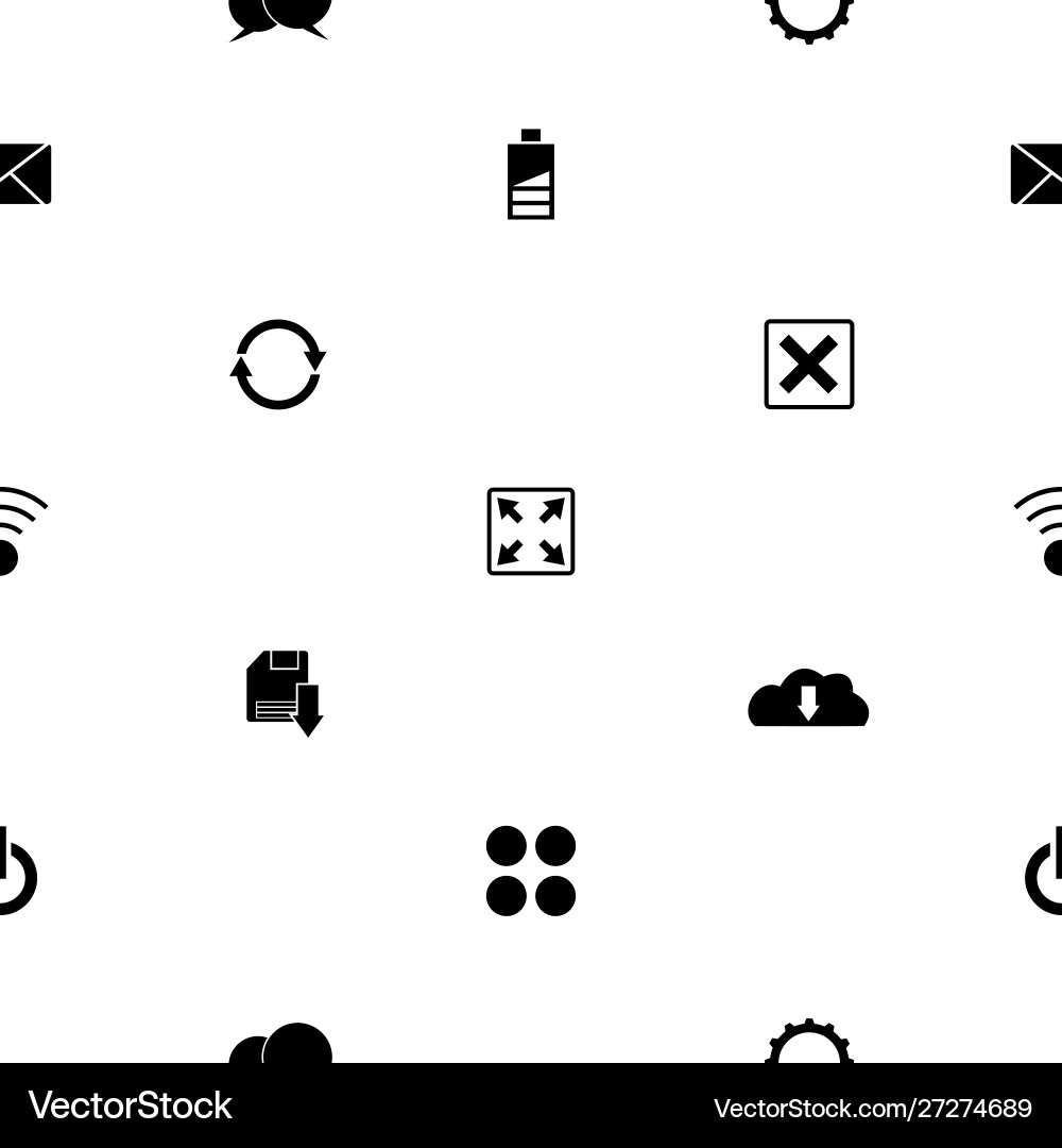 Web seamless pattern background icon vector image