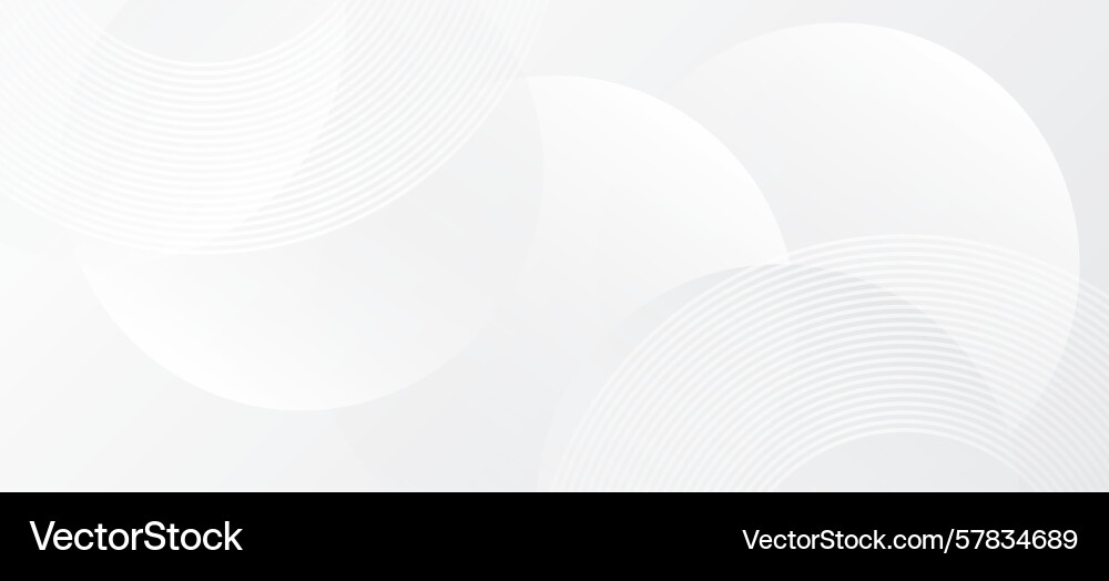 White geometric abstract background overlap layer vector image