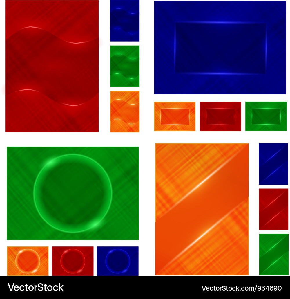 Abstract background objects vector image
