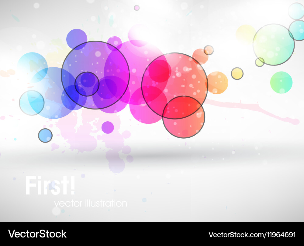Abstract background in color vector image