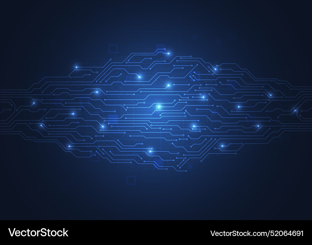 Abstract background with technology circuit board Abstract background with technology circuit board Vector Image