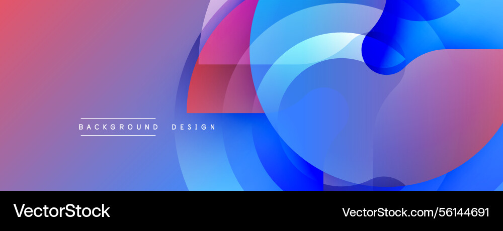 Abstract design overlapping circles create Abstract design overlapping circles create Vector Image