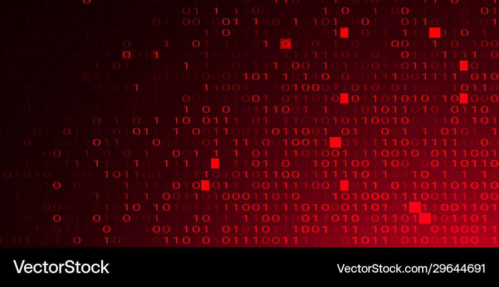 Abstrakt rote Hintergrund mit binären Code Malware Abstrakt rote Hintergrund mit binären Code Malware vektorbild