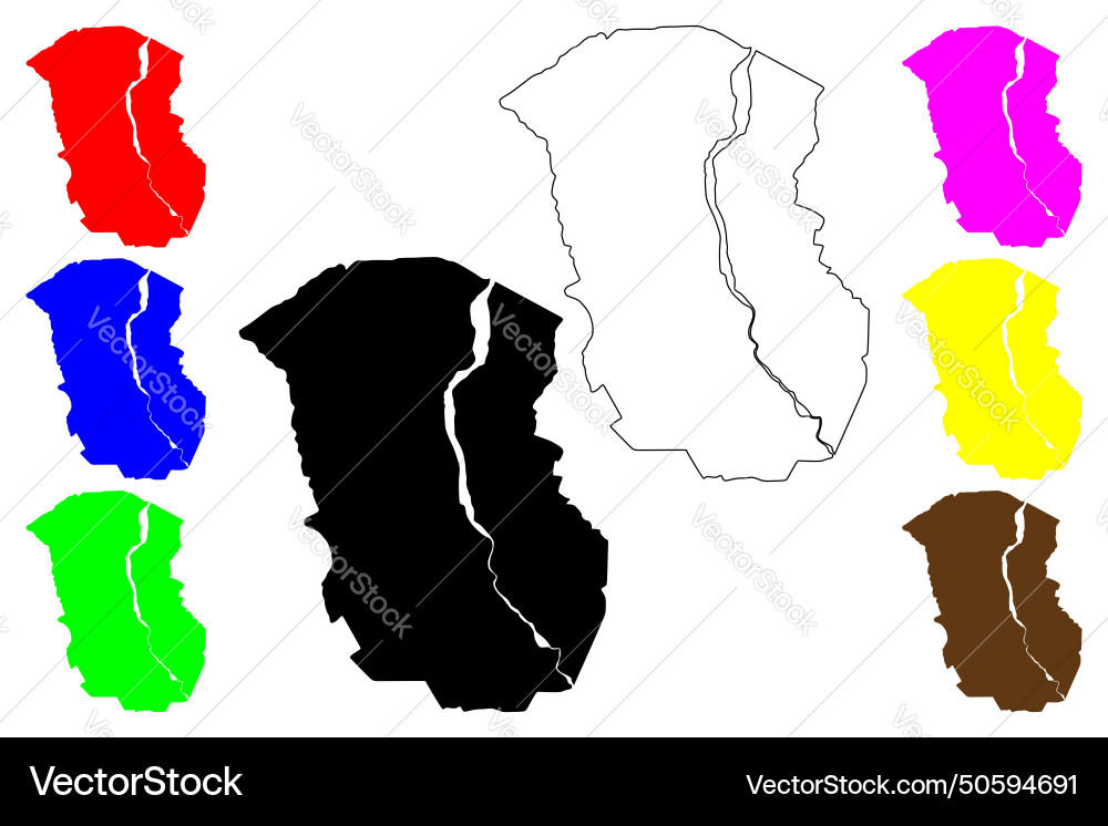 Biskra Stadt Völker demokratische Republik Biskra Stadt Völker demokratische Republik vektorbild