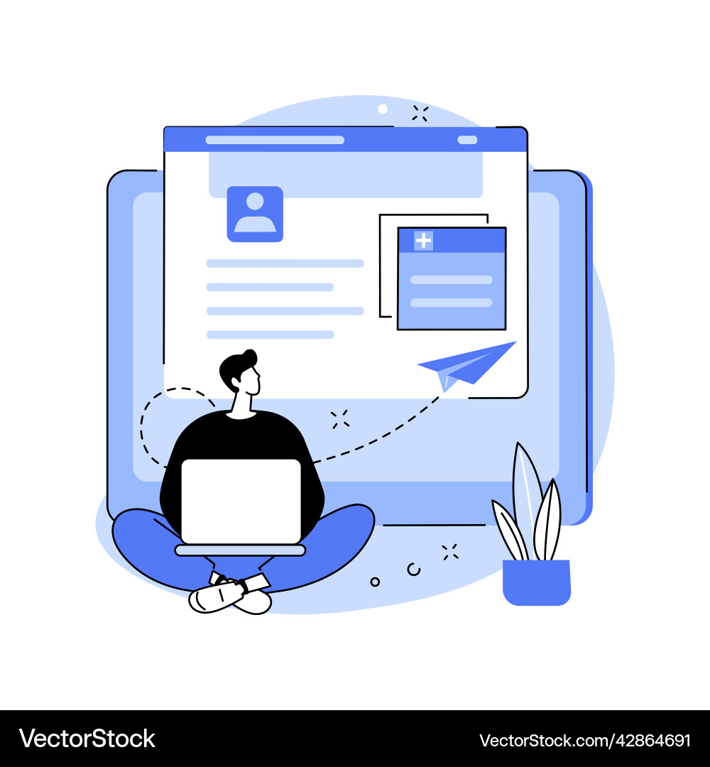 Create class isolated cartoon Vector Image