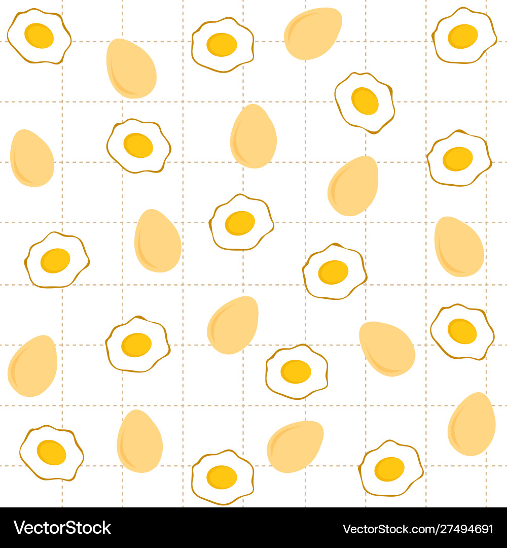 Eggs patterns on various patterned backgrounds Vector Image