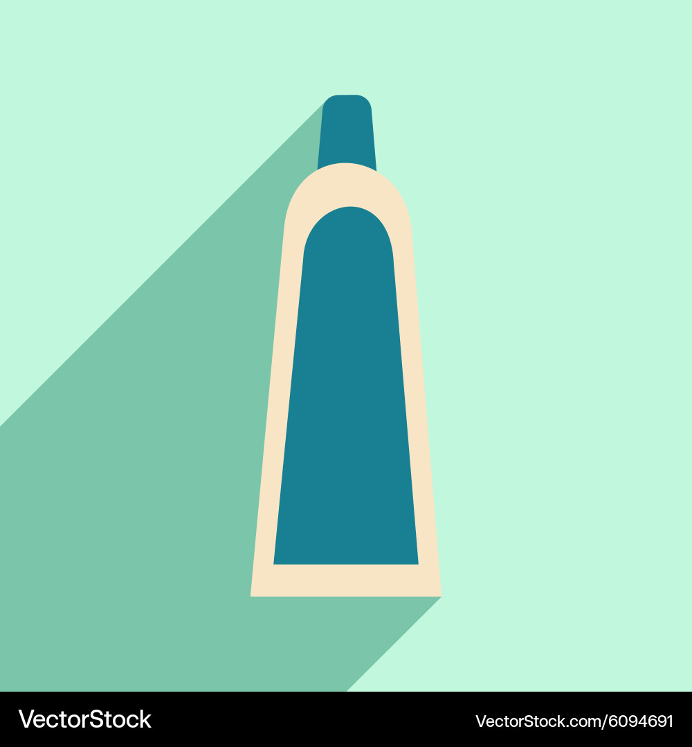 Flat with shadow icon and mobile application shave vector image