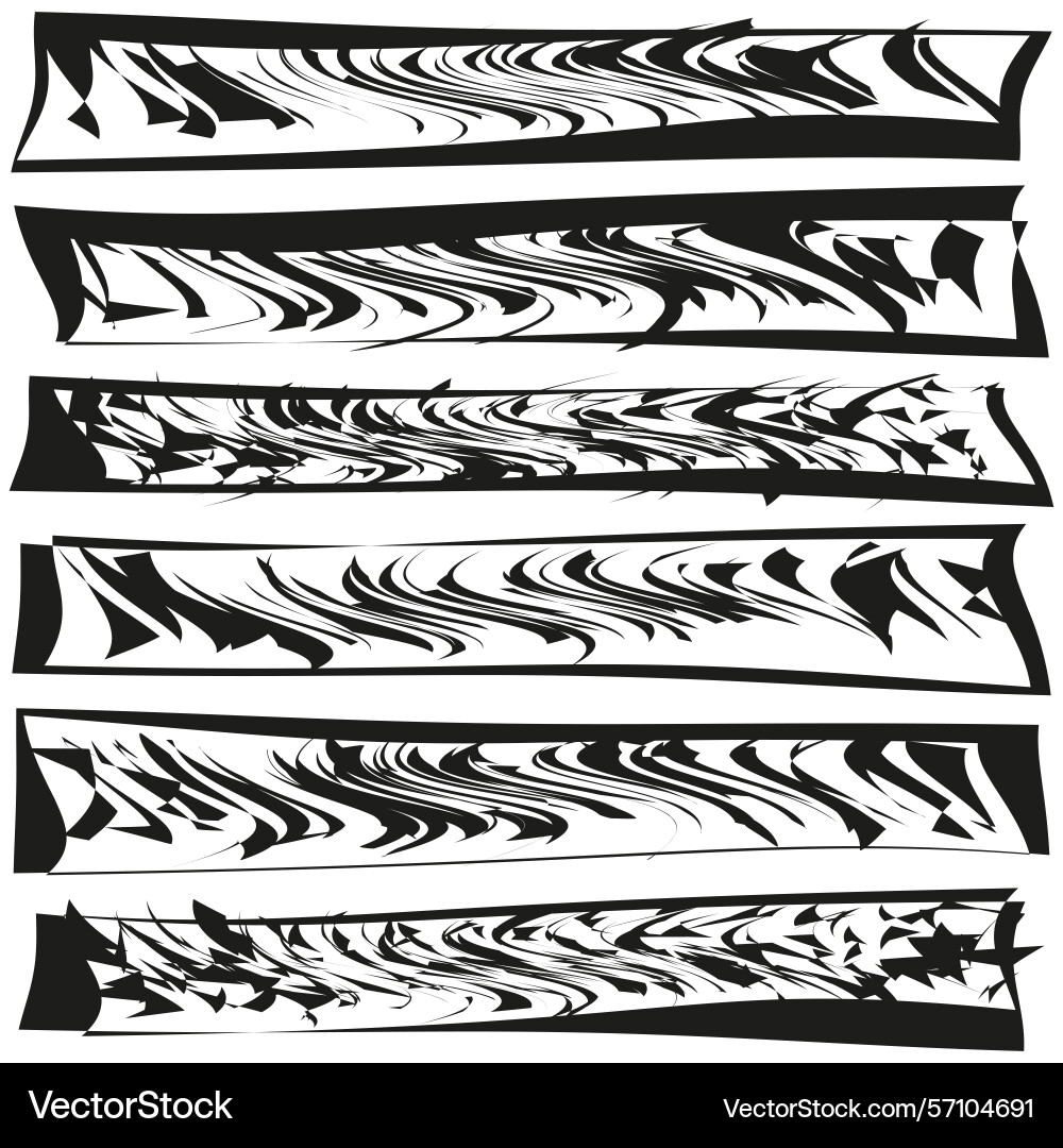 Grunge stripe rows rough black pattern abstract Grunge stripe rows rough black pattern abstract vector image