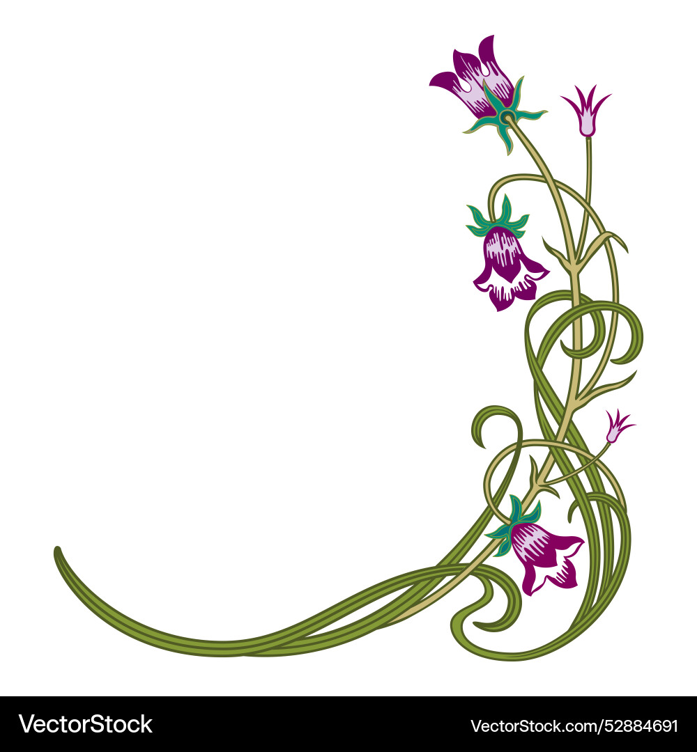Line art frames and scroll elements floral linear Line art frames and scroll elements floral linear vector image