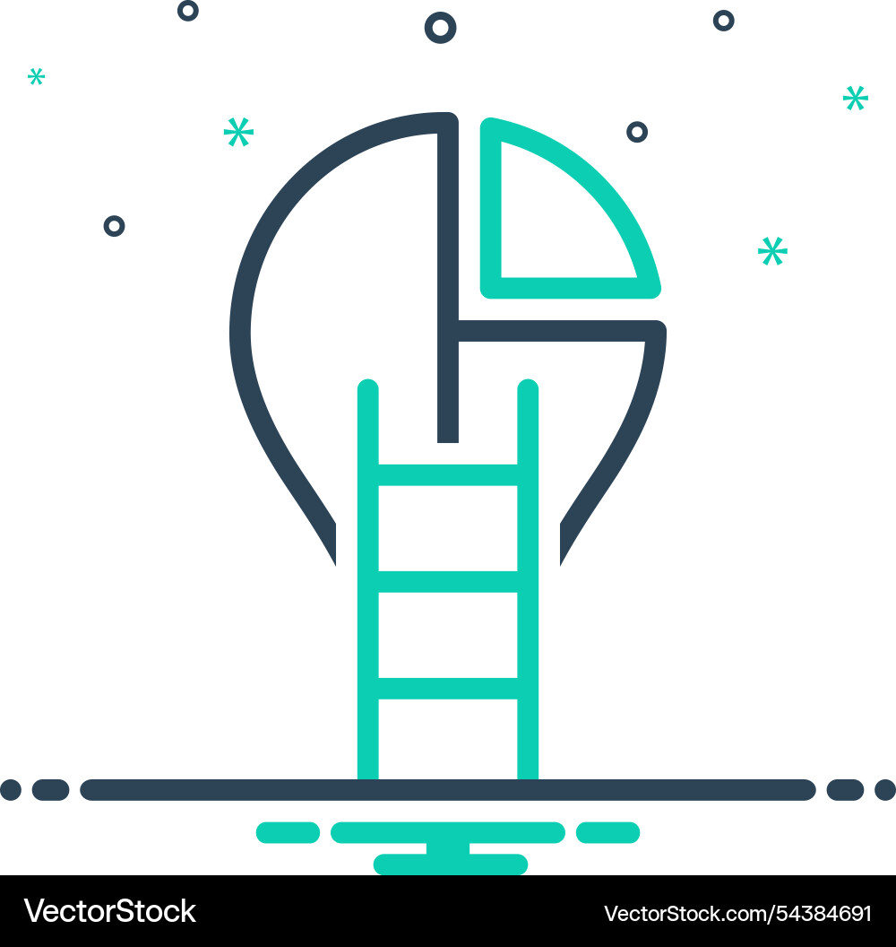Problem solving vector image