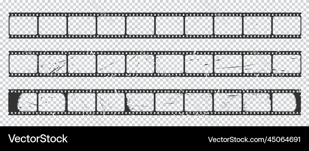 Vintage Filmstrip Frames – Royalty-Free Vector | VectorStock