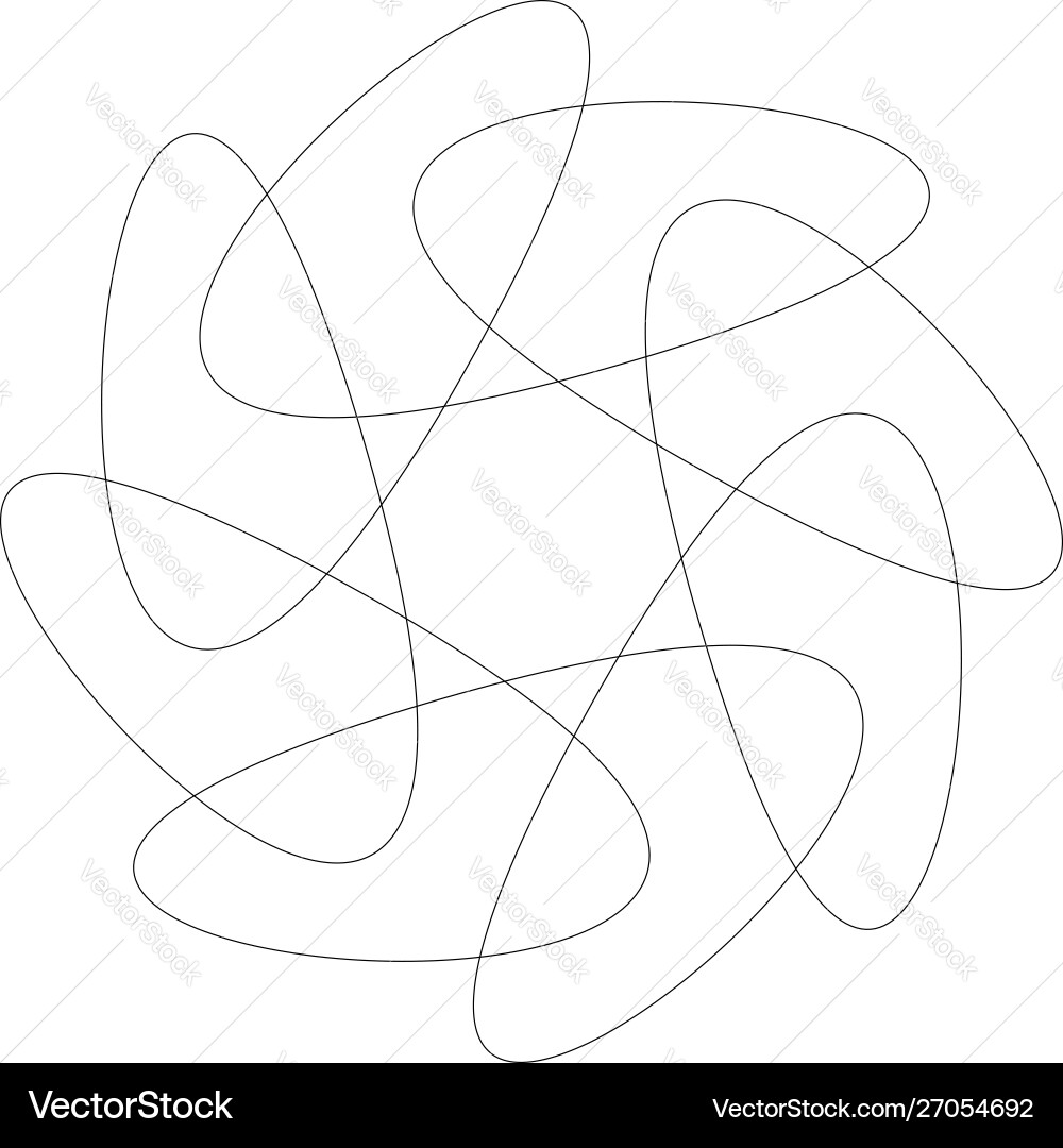 Circular geometric design elements with editable Circular geometric design elements with editable Vector Image