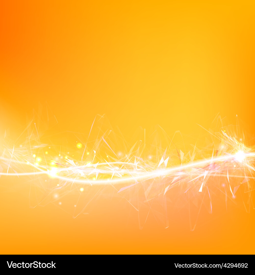 Dynamic Orange Lines Background vector image