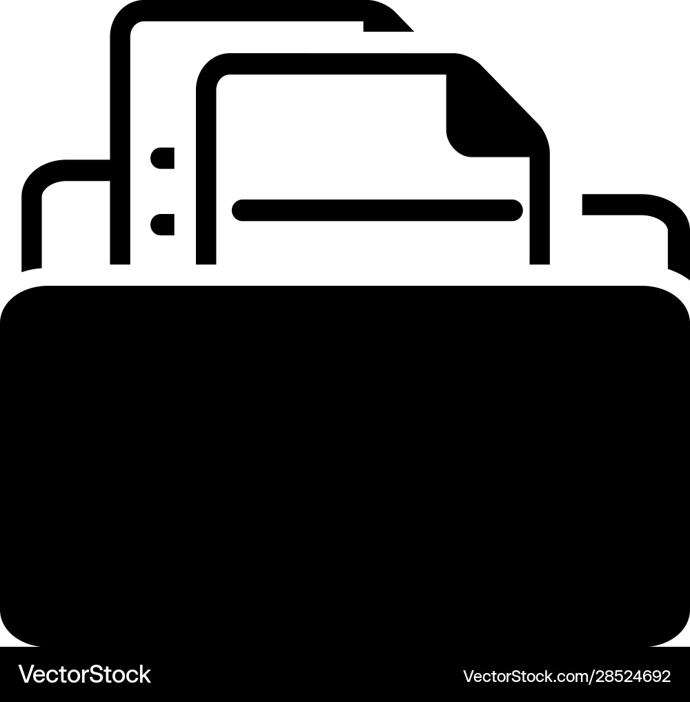 Files vector image