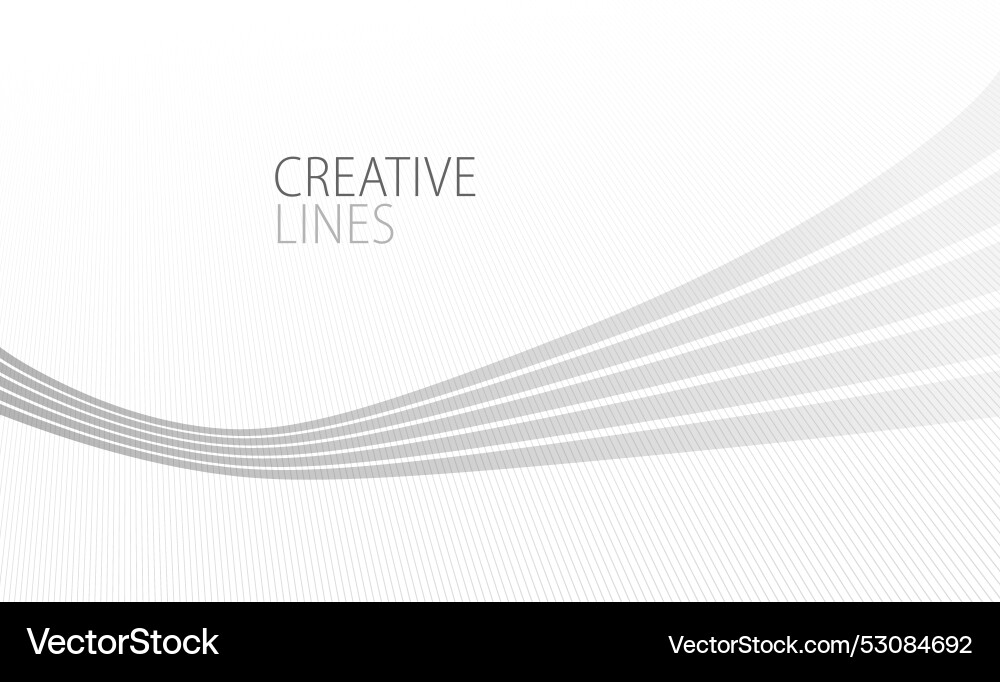 Light grey lines in 3d perspective abstract Light grey lines in 3d perspective abstract vector image