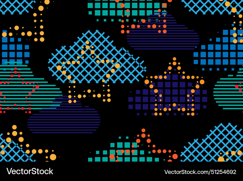 Sport pattern seamless background with randomly Sport pattern seamless background with randomly vector image