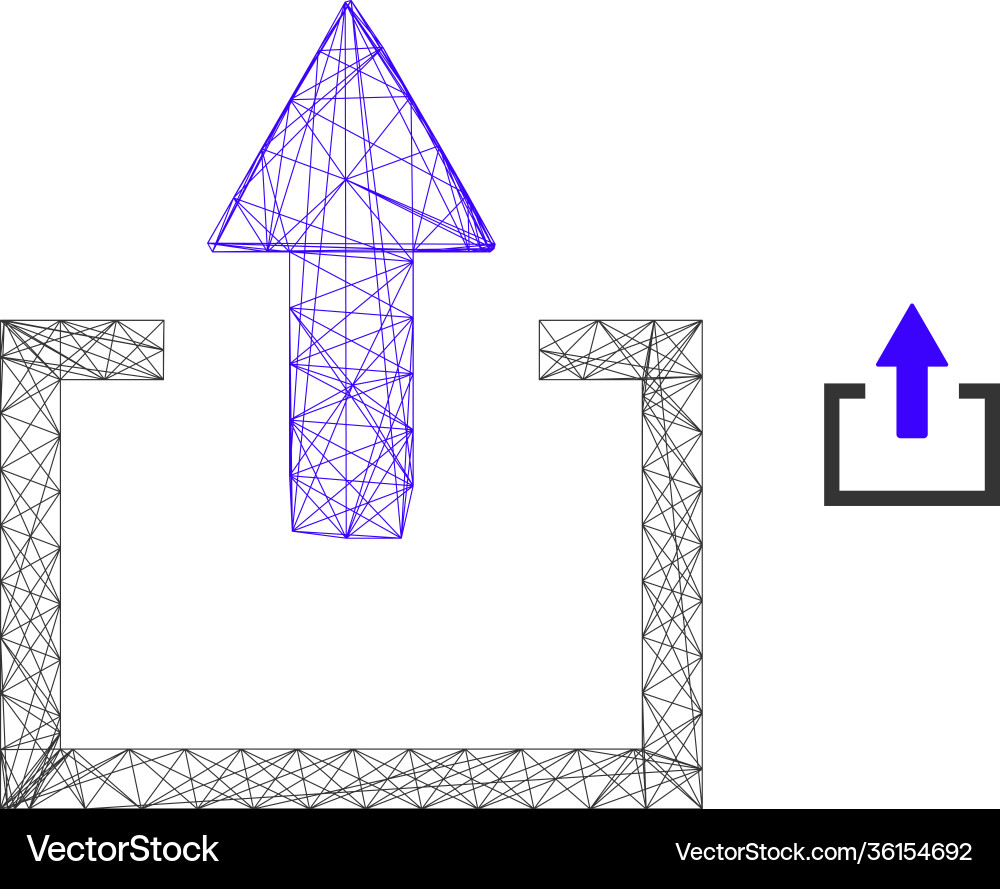 Web carcass upload icon Web carcass upload icon vector image