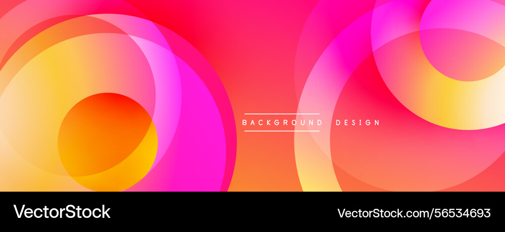 Abstract colorful layers create dynamic vector image