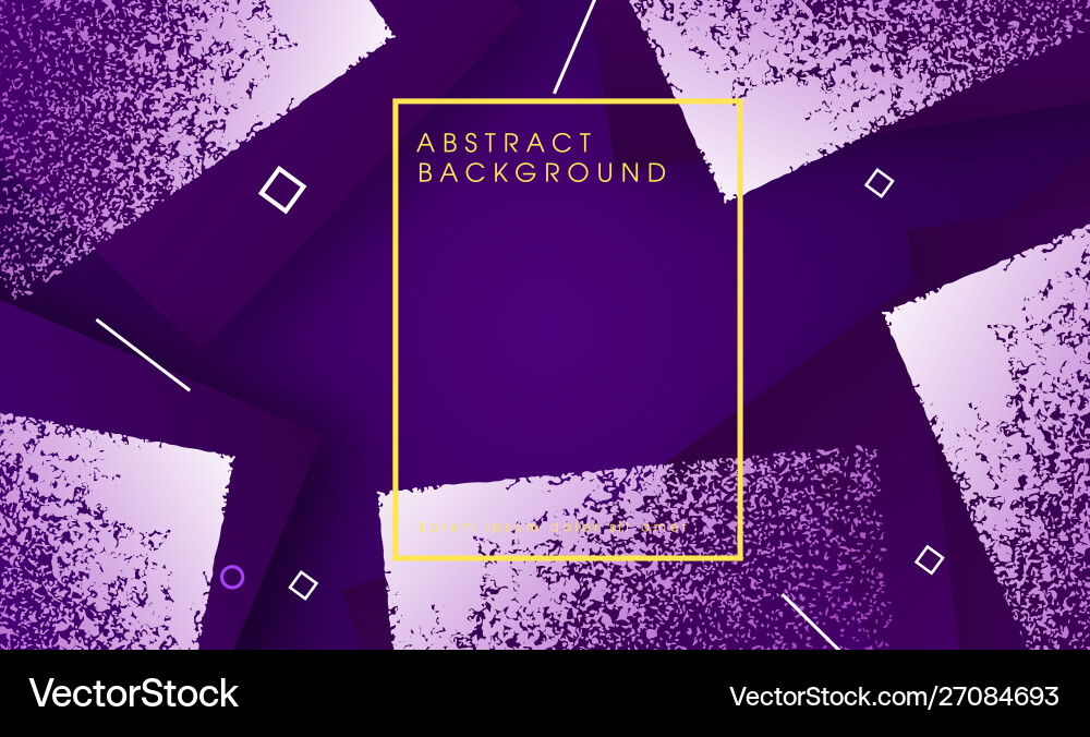 Abstract geometrical particle design vector image