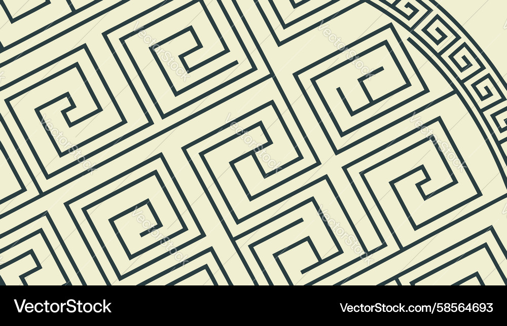 Complex Labyrinth Pattern Vector Image