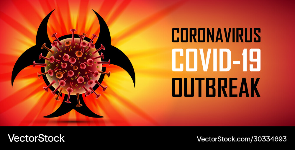 Corona Virus 2019-ncov Banner wuhan Krankheit Corona Virus 2019-ncov Banner wuhan Krankheit vektorbild