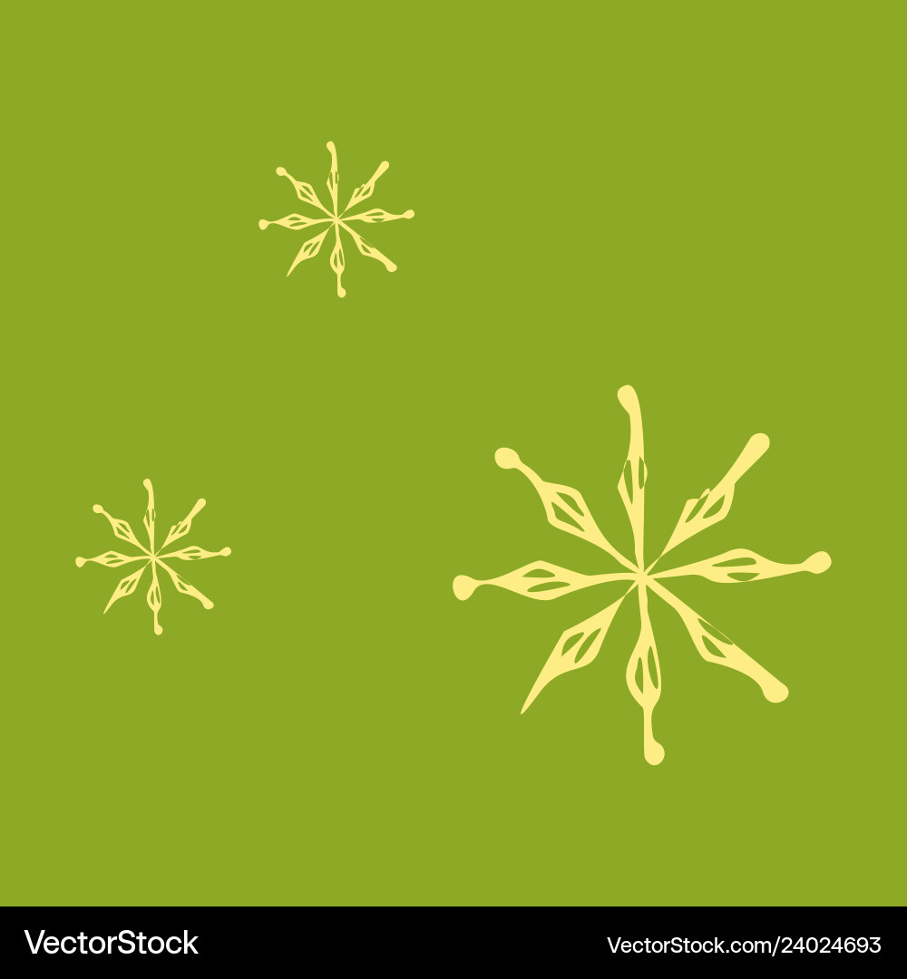 Snowflake icon sign design red background Vector Image