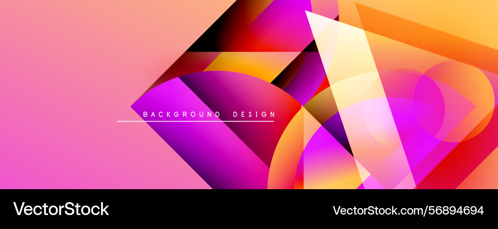 Abstract geometric shapes overlap creating Abstract geometric shapes overlap creating vector image