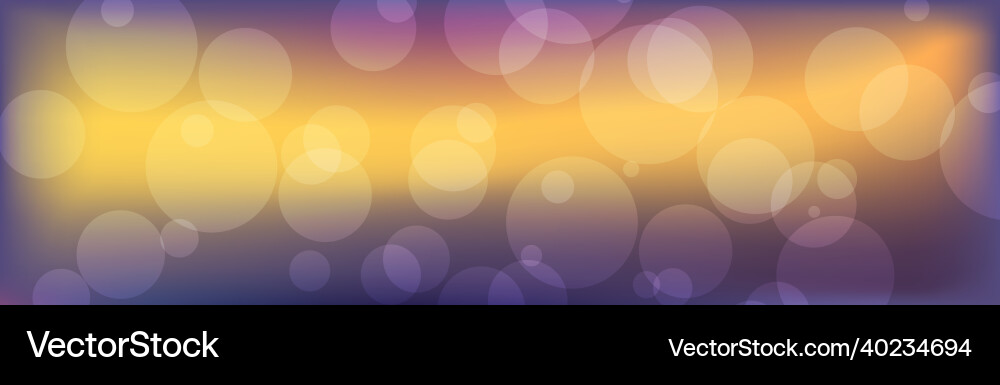 Abstract multicolored bokeh background vector image