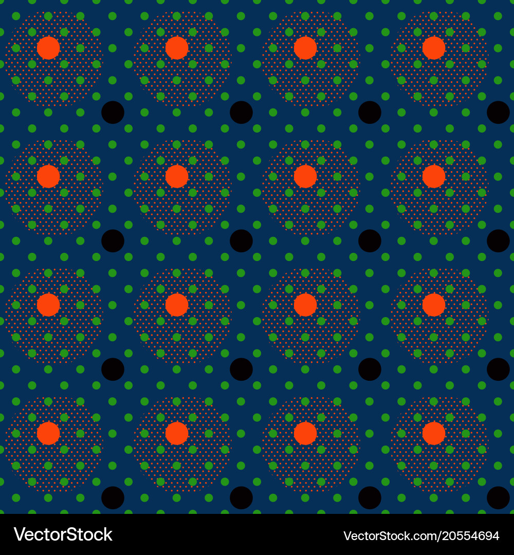 Circle scale seamless pattern vector image