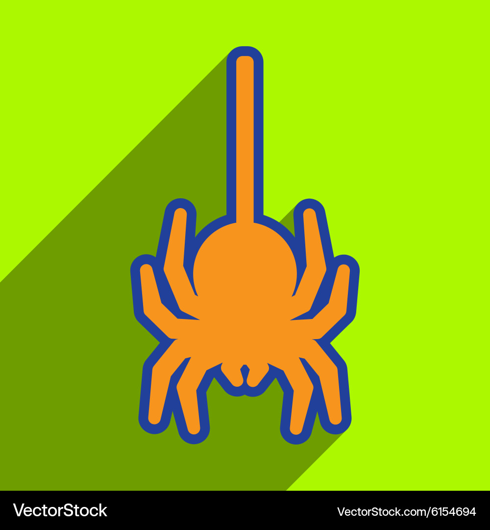 Flat with shadow icon and mobile application Vector Image