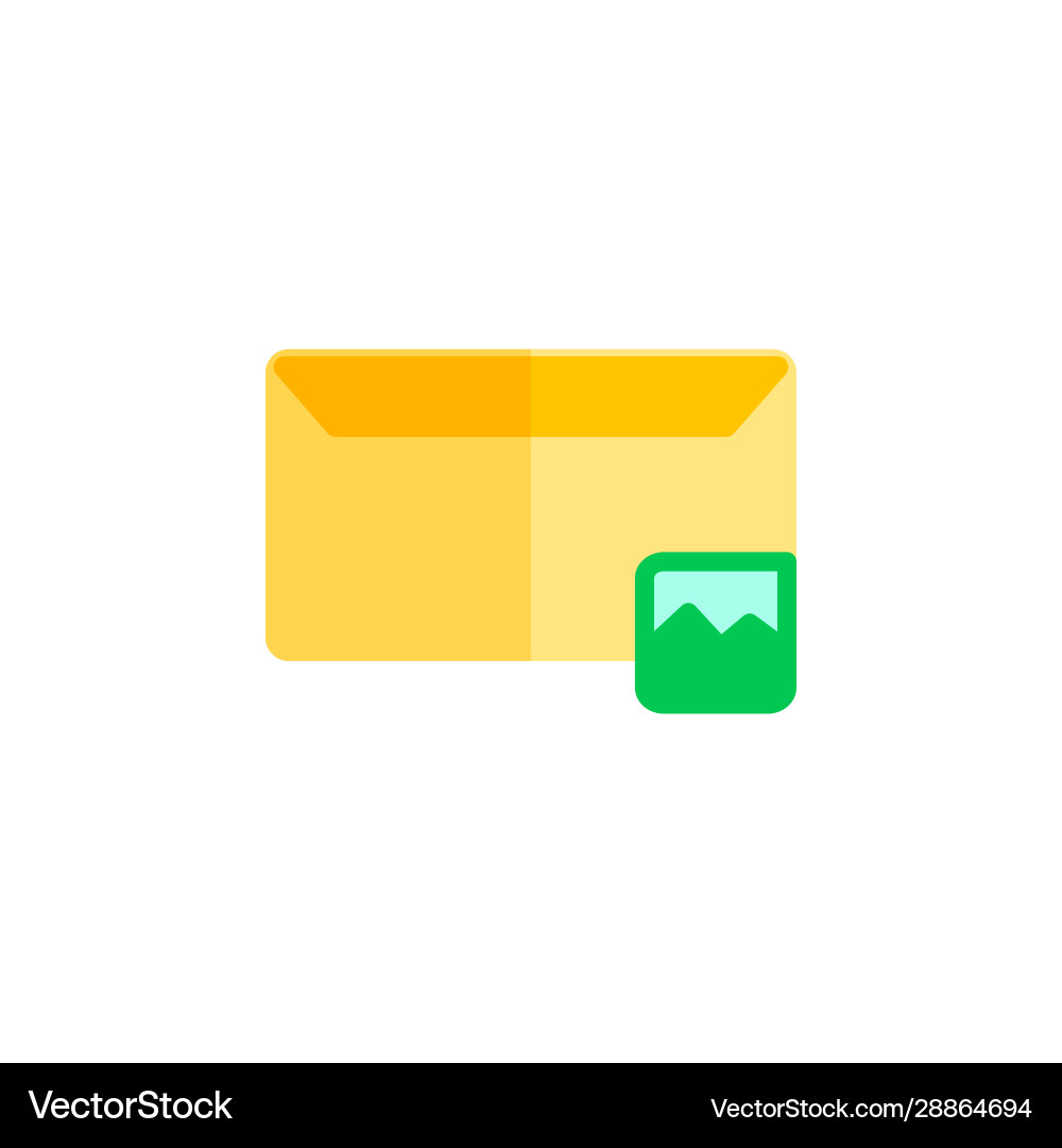 Message icon design flat style image logo Message icon design flat style image logo vector image