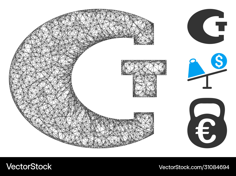 Standard polygonal web mesh Standard polygonal web mesh vector image