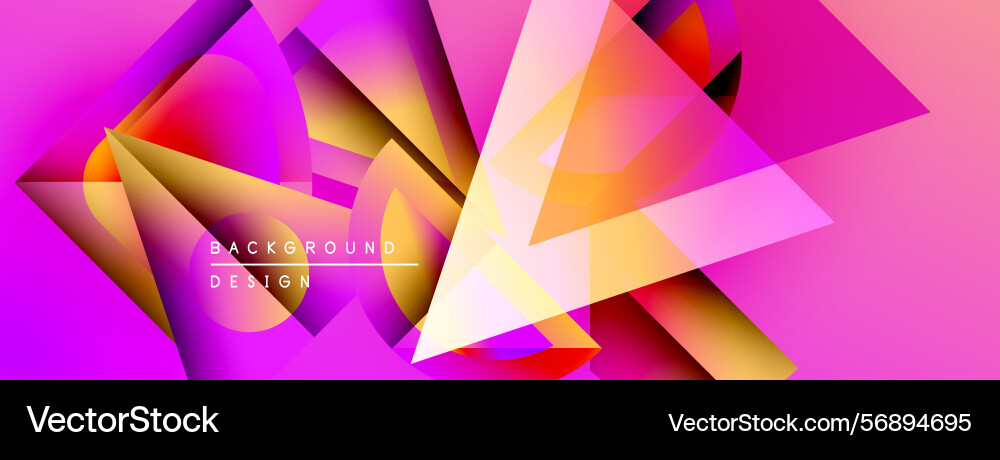 Abstract geometric shapes overlap creating Abstract geometric shapes overlap creating vector image