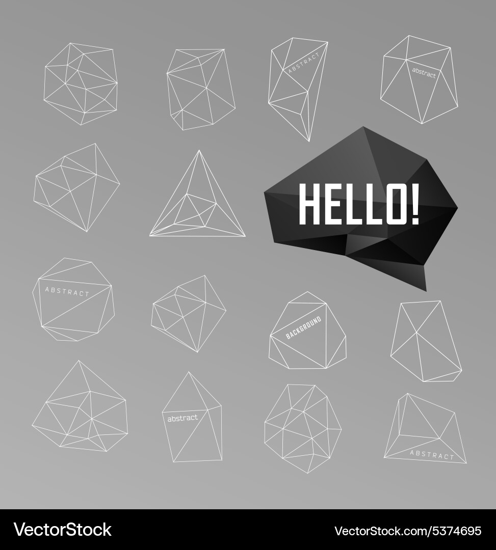 Abstract modern background with polygons design Abstract modern background with polygons design vector image