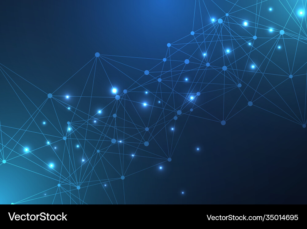 Geometric abstract background with connected line Geometric abstract background with connected line vector image