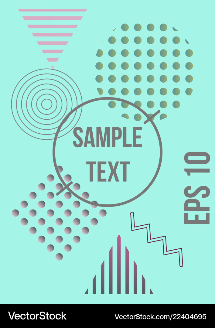 Minimum geometric coverage Vector Image