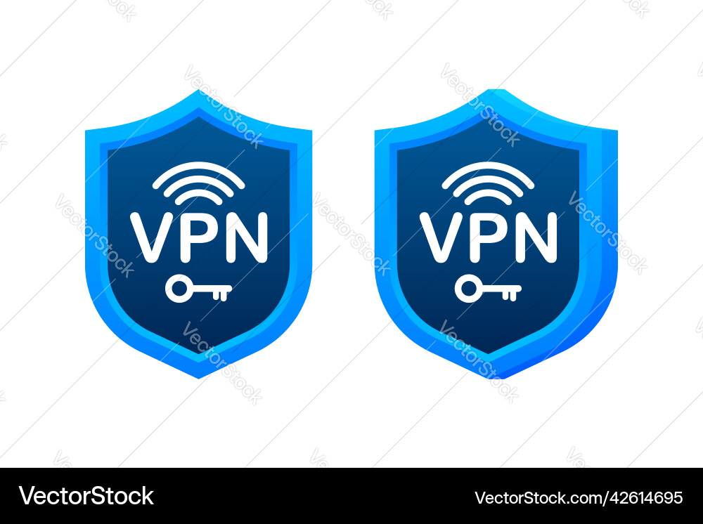 Secure vpn connection concept virtual private Secure vpn connection concept virtual private Vector Image