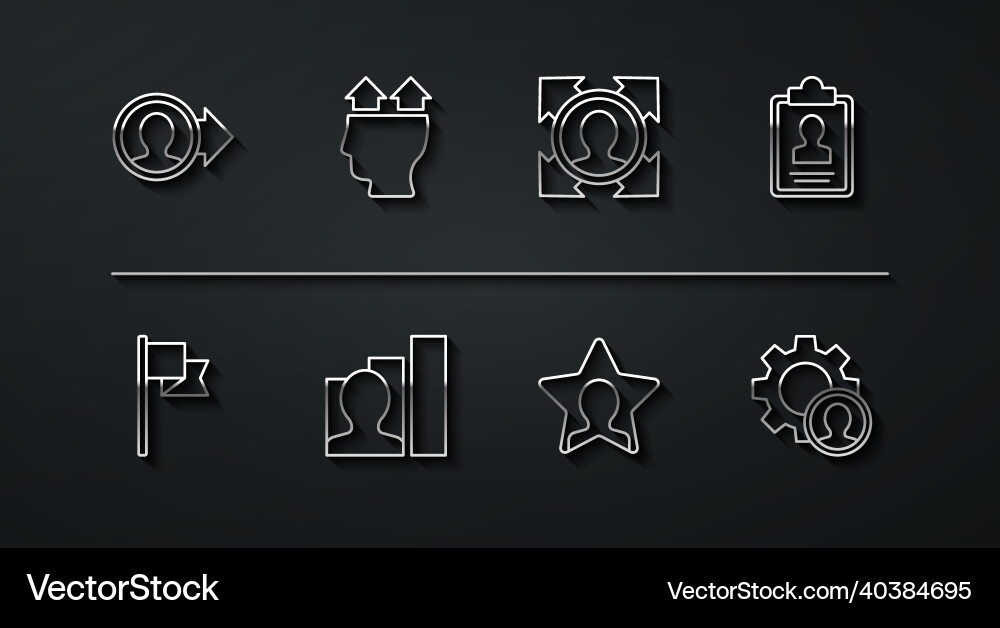 Set line create account screen location marker Set line create account screen location marker vector image