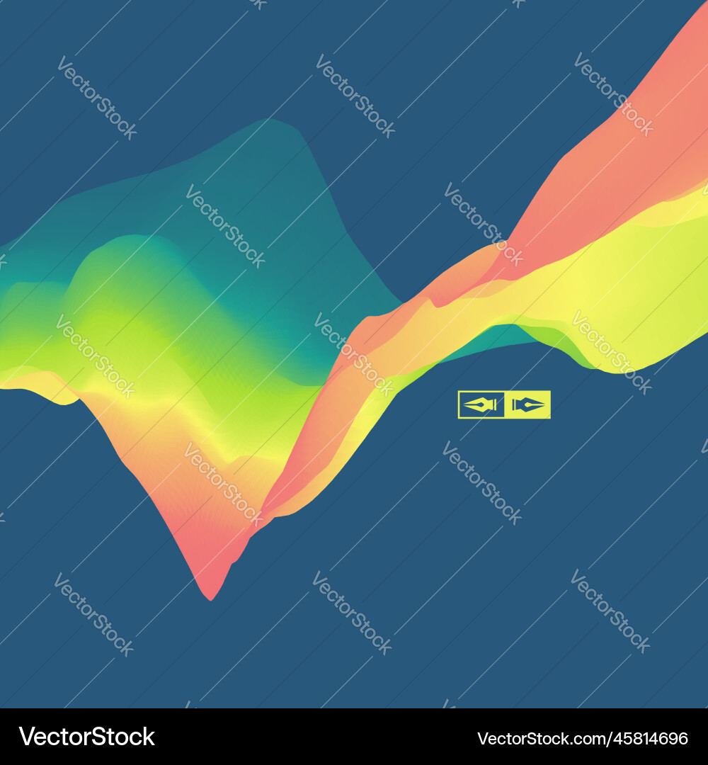 Abstract background dynamic effect futuristic Vector Image